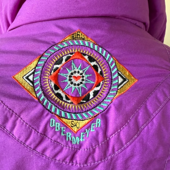 Must Have Vintage 80s/90s Obermeyer Retro ski jacket in bold purple 💜 - Picture 12 of 15